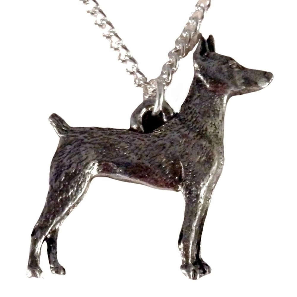 Doberman Pincher Dog Necklace 1537